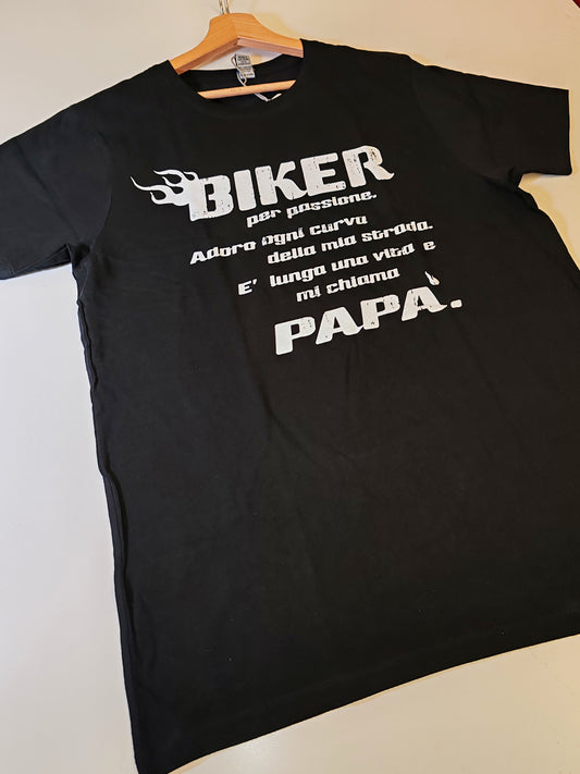 T-shirt Biker Papà