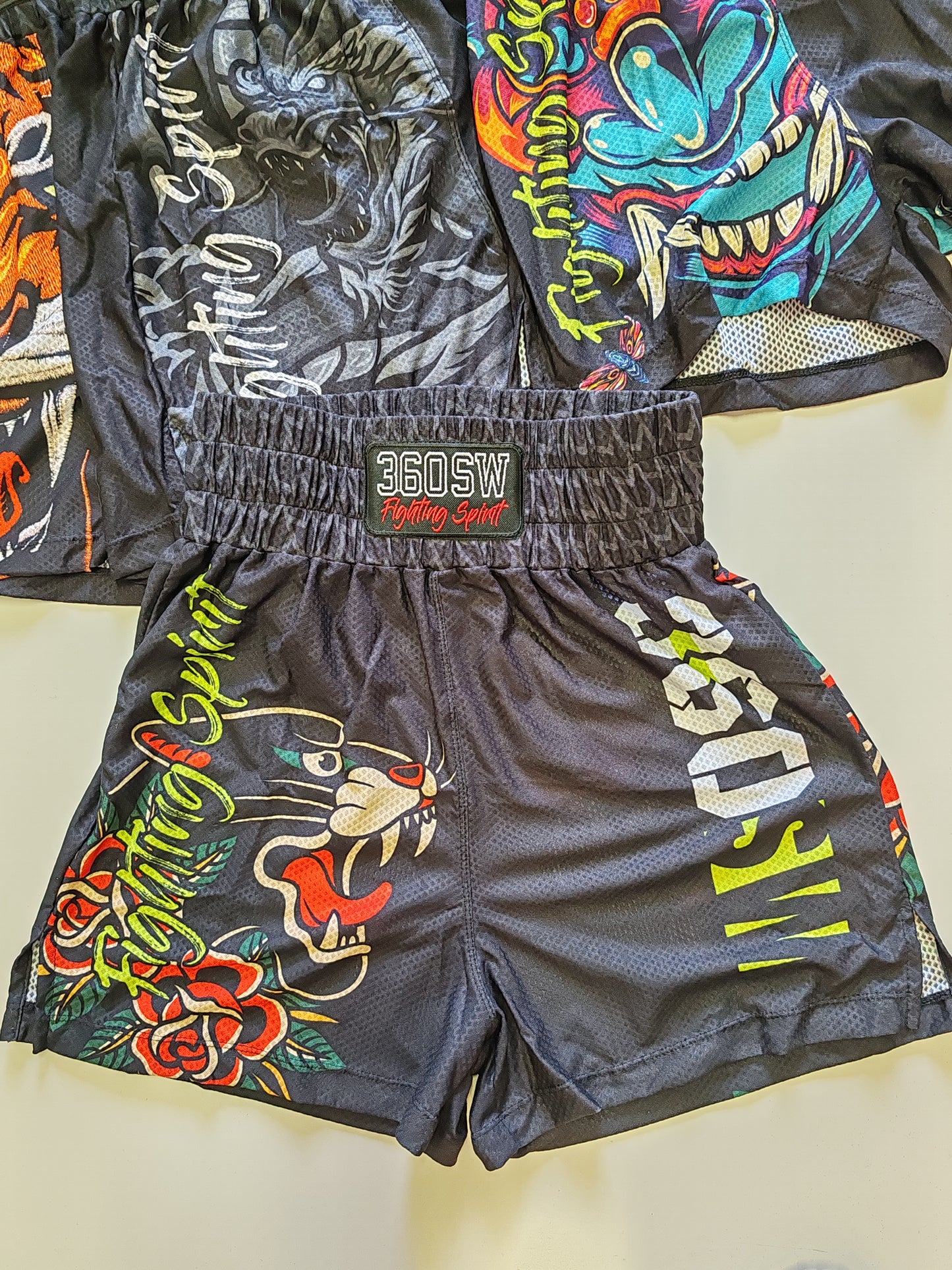 Pantaloncino Muay Thai Pantera old style