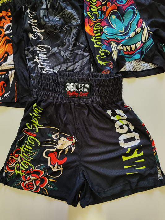 Pantaloncino Muay Thai Pantera old style