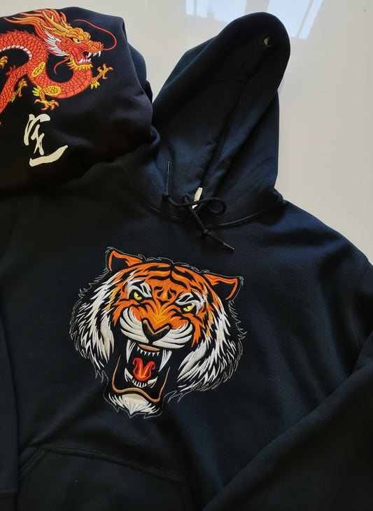 Felpa Tigre ricamata
