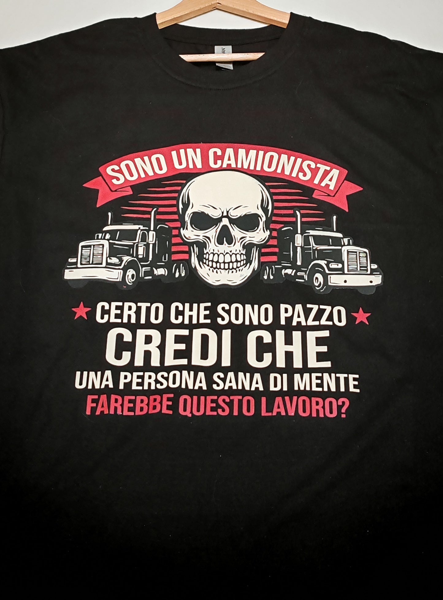 T-shirt Sono un Camionista