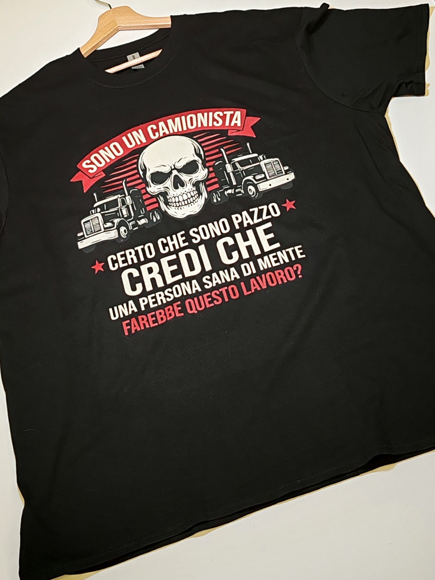 T-shirt Sono un Camionista