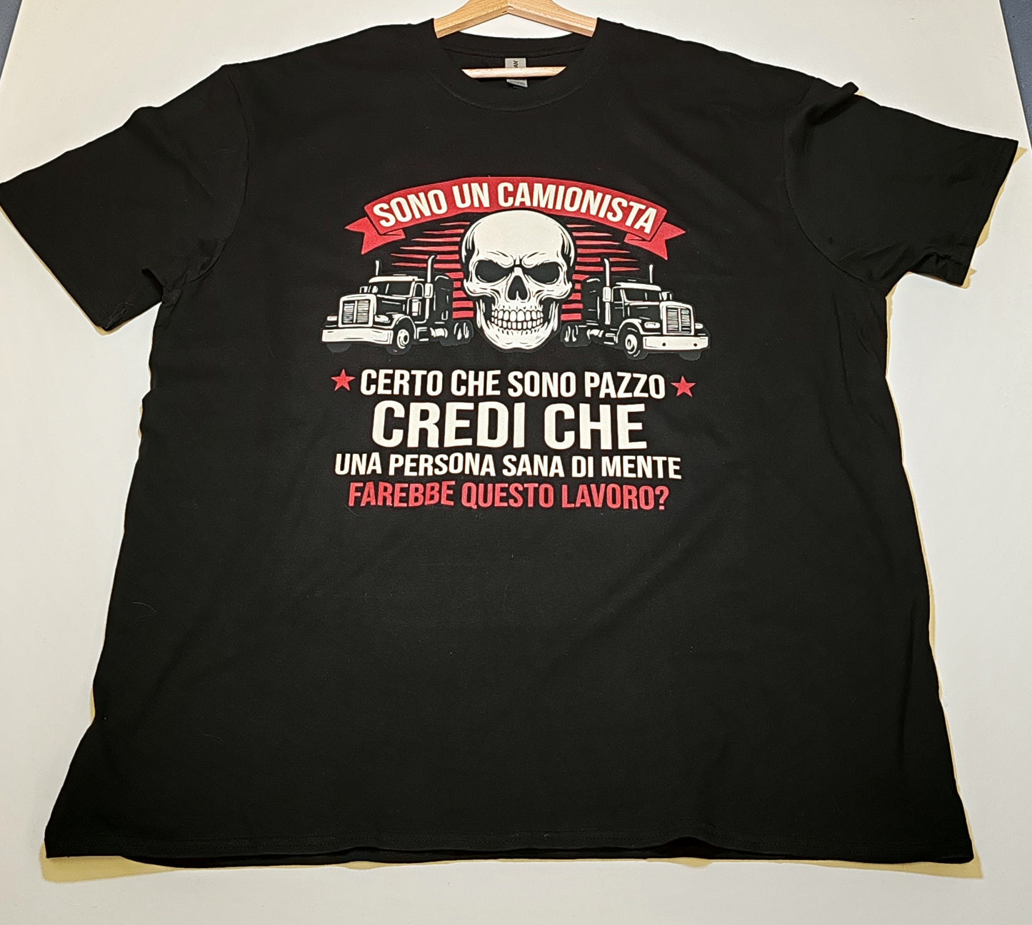 T-shirt Sono un Camionista