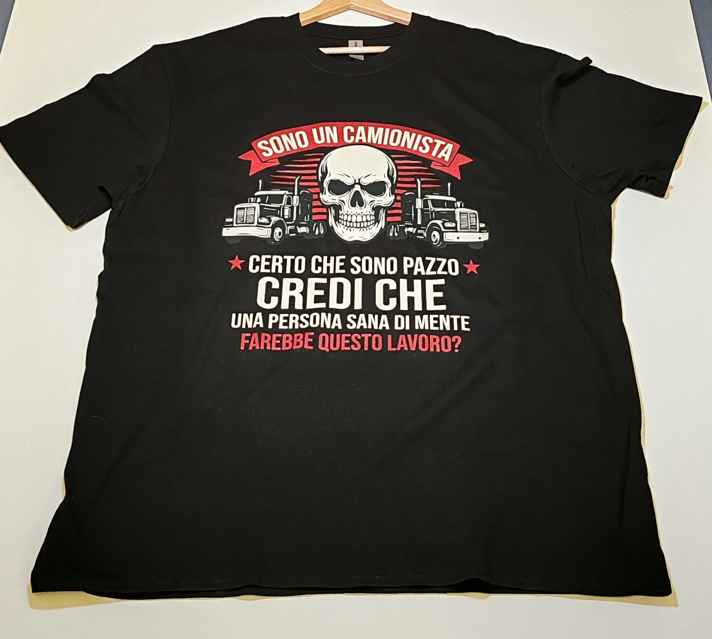 T-shirt Sono un Camionista