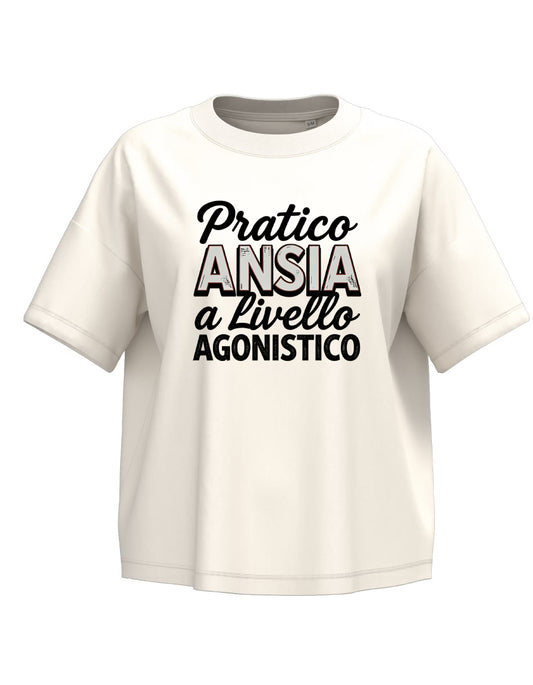 T-shirt oversize, pratique pour l'anxiété au niveau agonistique