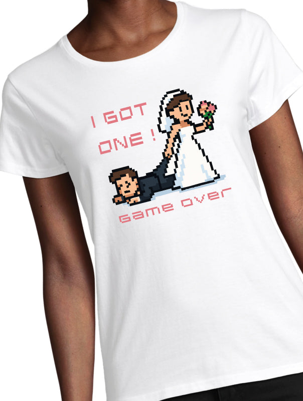 T-shirt Sposa I got one pixel