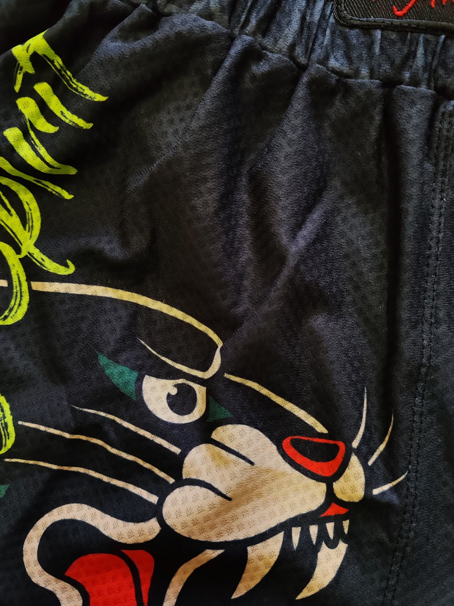 Pantaloncino Muay Thai Pantera old style