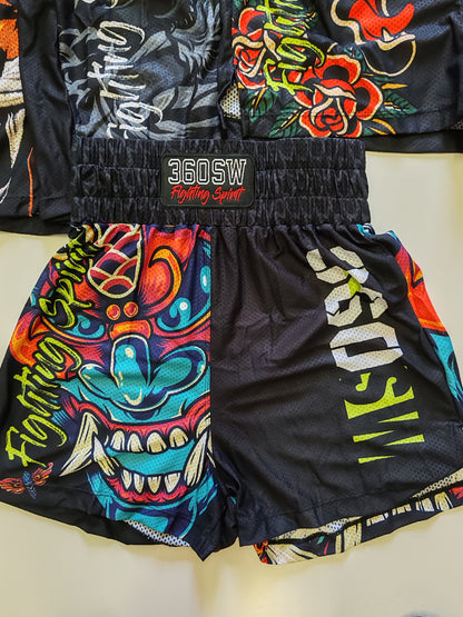 Pantaloncino Muay Thai Maschera