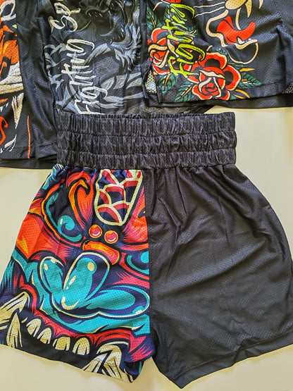 Pantaloncino Muay Thai Maschera
