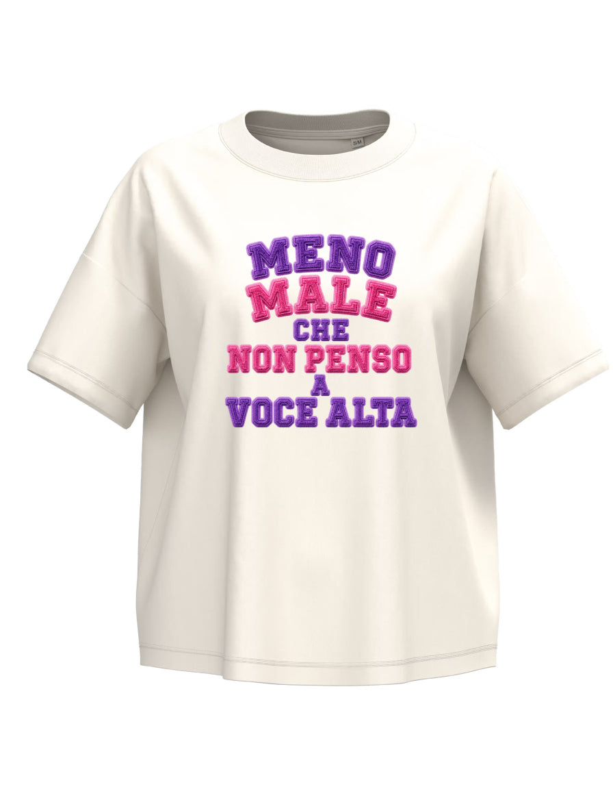 T-shirt donna meno male