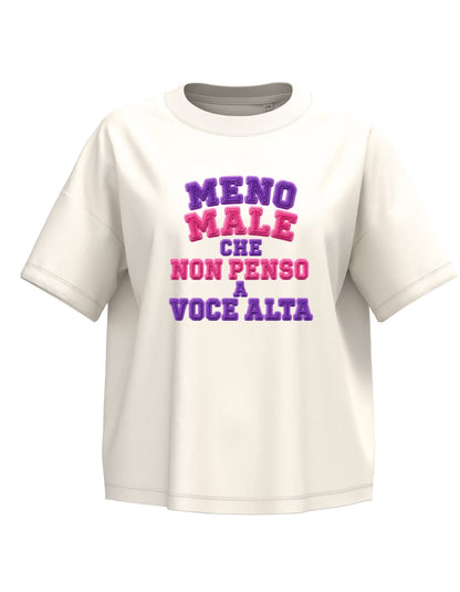 T-shirt donna meno male