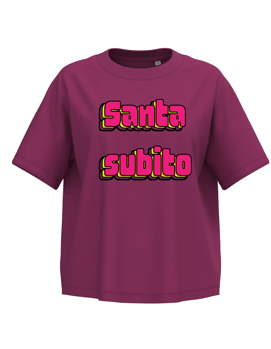 T-shirt donna Santa Subito