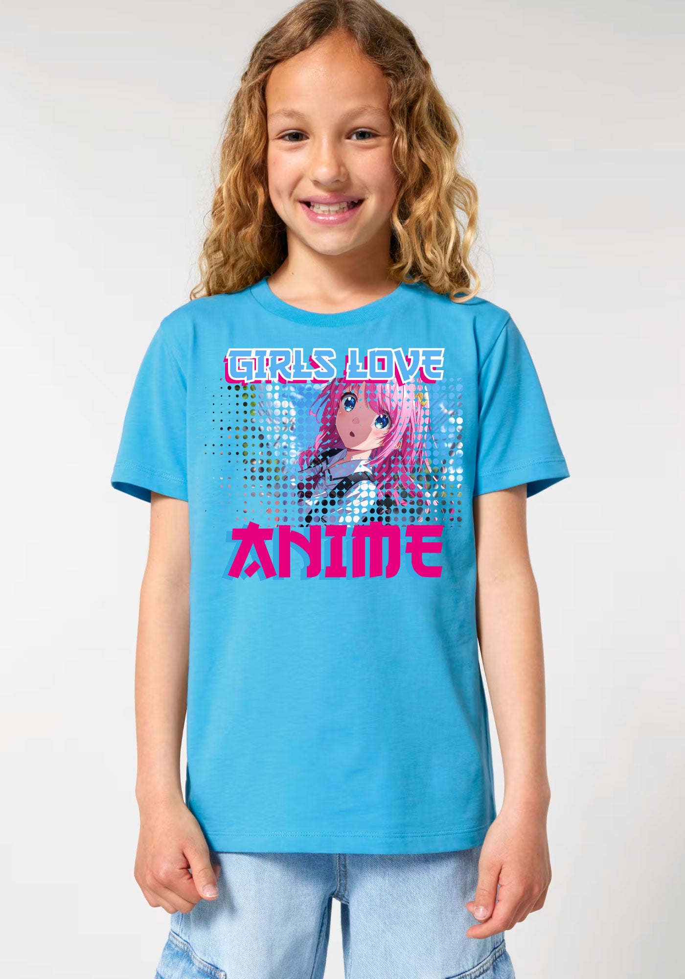 T-shirt Girls love Anime