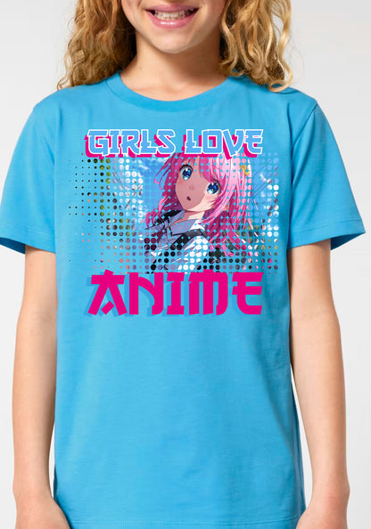 T-shirt Girls love Anime