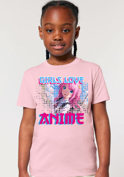 T-shirt Girls love Anime