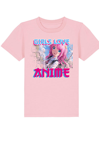 T-shirt Girls love Anime