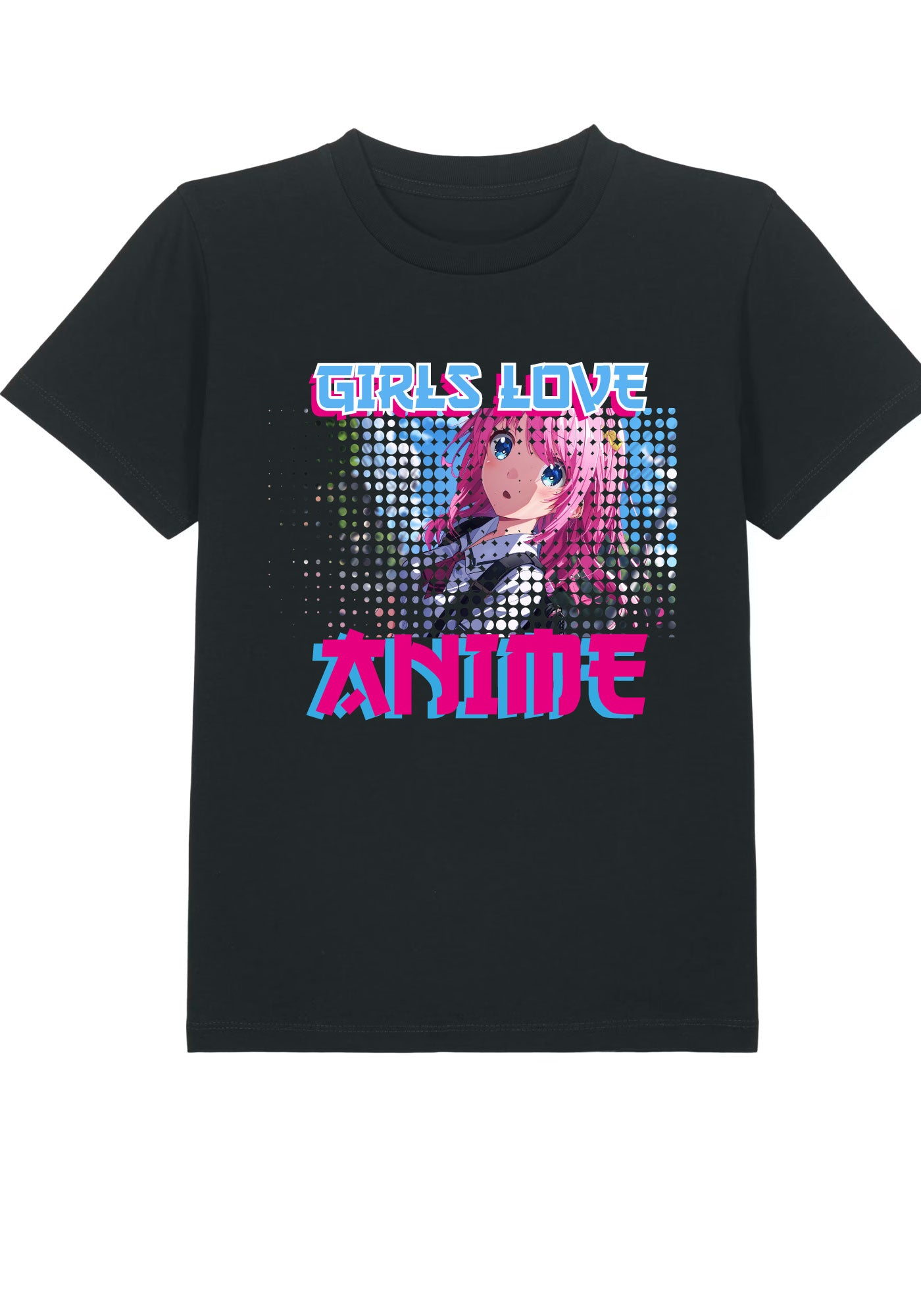 T-shirt Girls love Anime