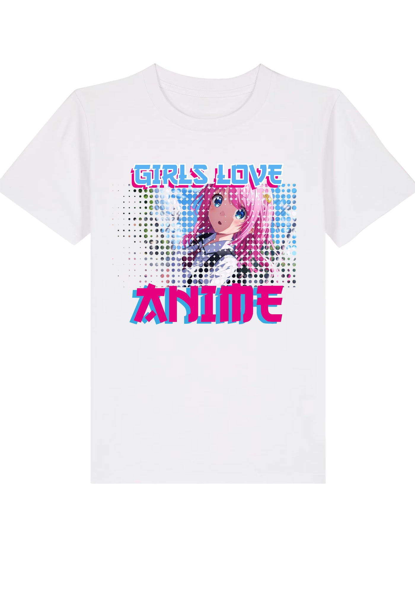 T-shirt Girls love Anime