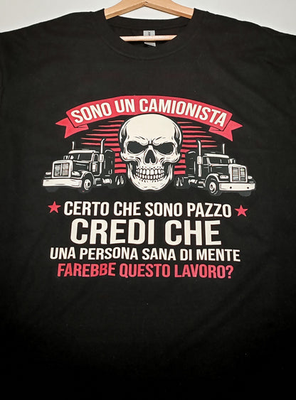 T-shirt Sono un Camionista