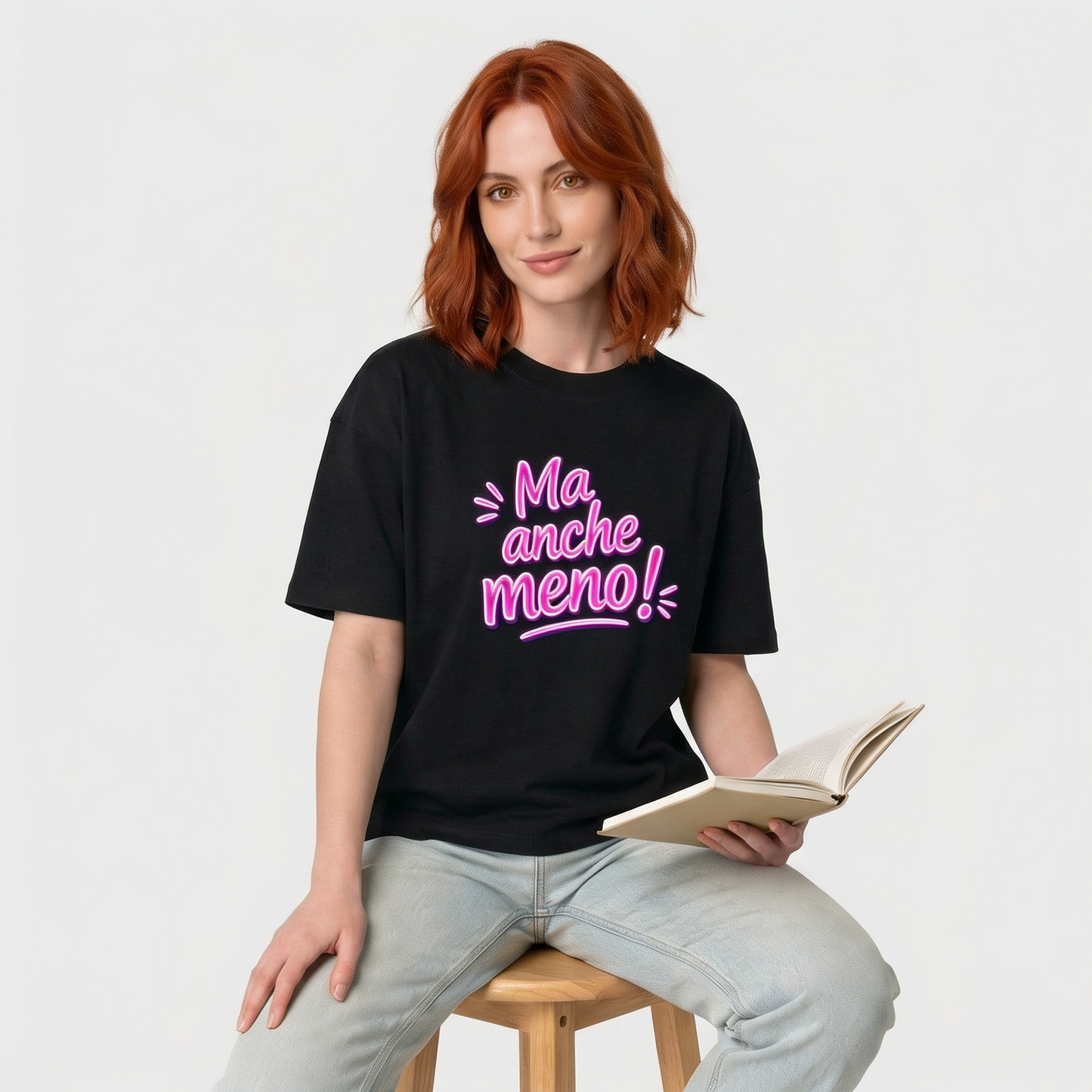 T-shirt donna Ma anche meno