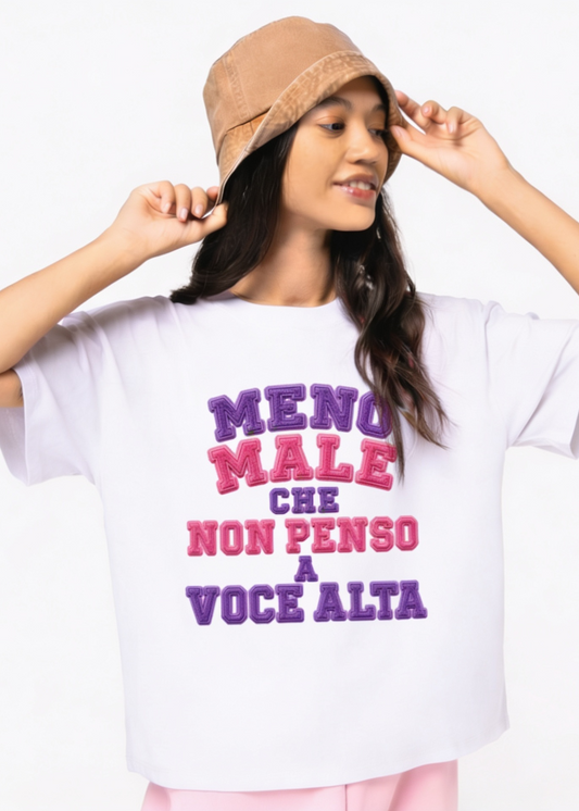 T-shirt donna meno male