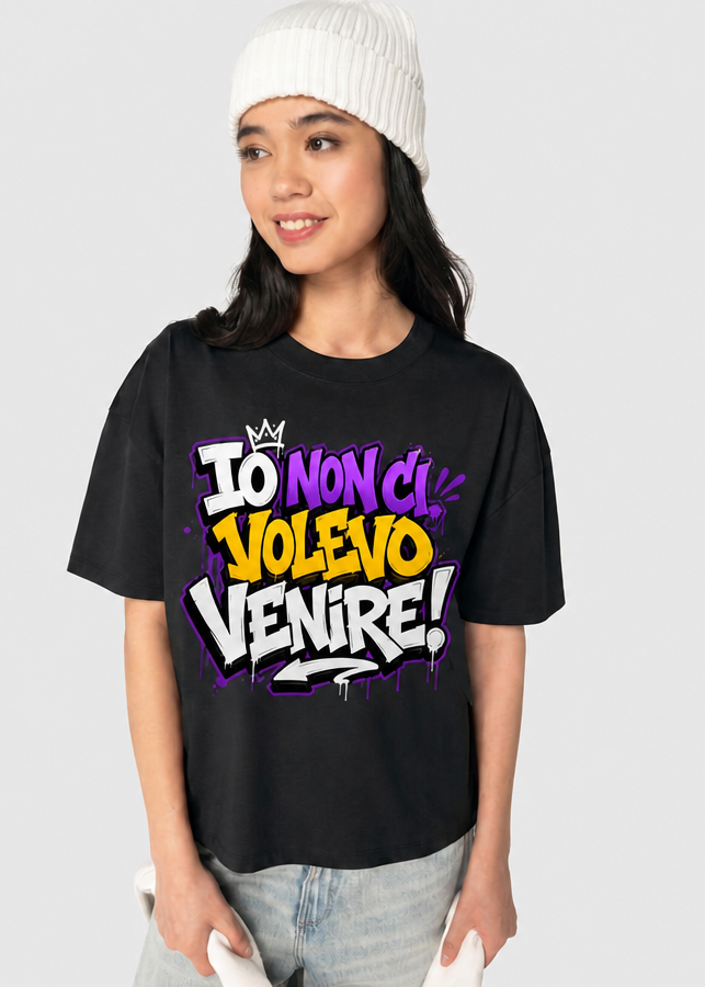 Women's T-shirt I didn't want to come