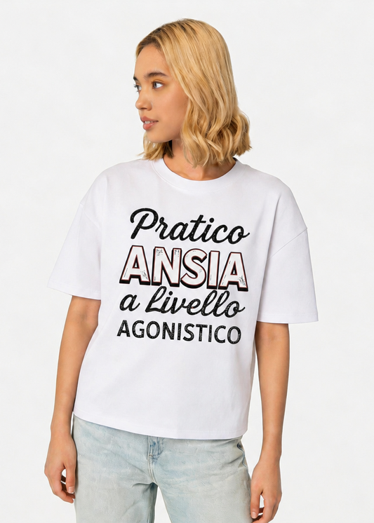 Oversized t-shirt practical competitive-level anxiety