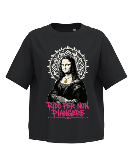 T-shirt Gioconda rido per non piangere