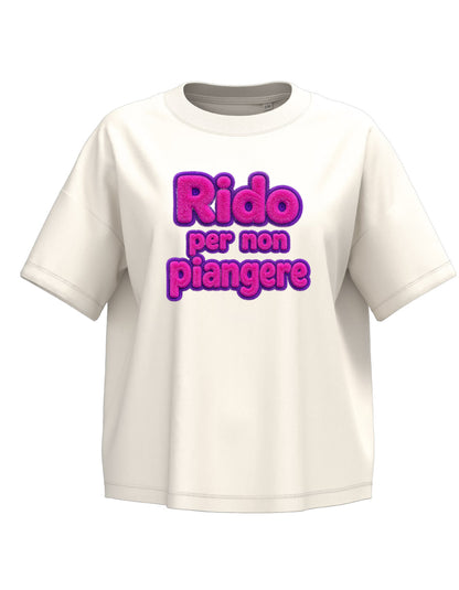 T-shirt Rido per non piangere