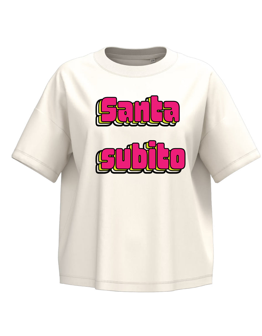 T-shirt donna Santa Subito