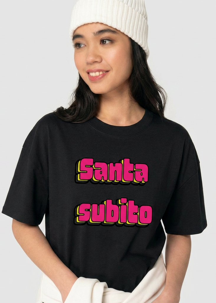 T-shirt donna Santa Subito