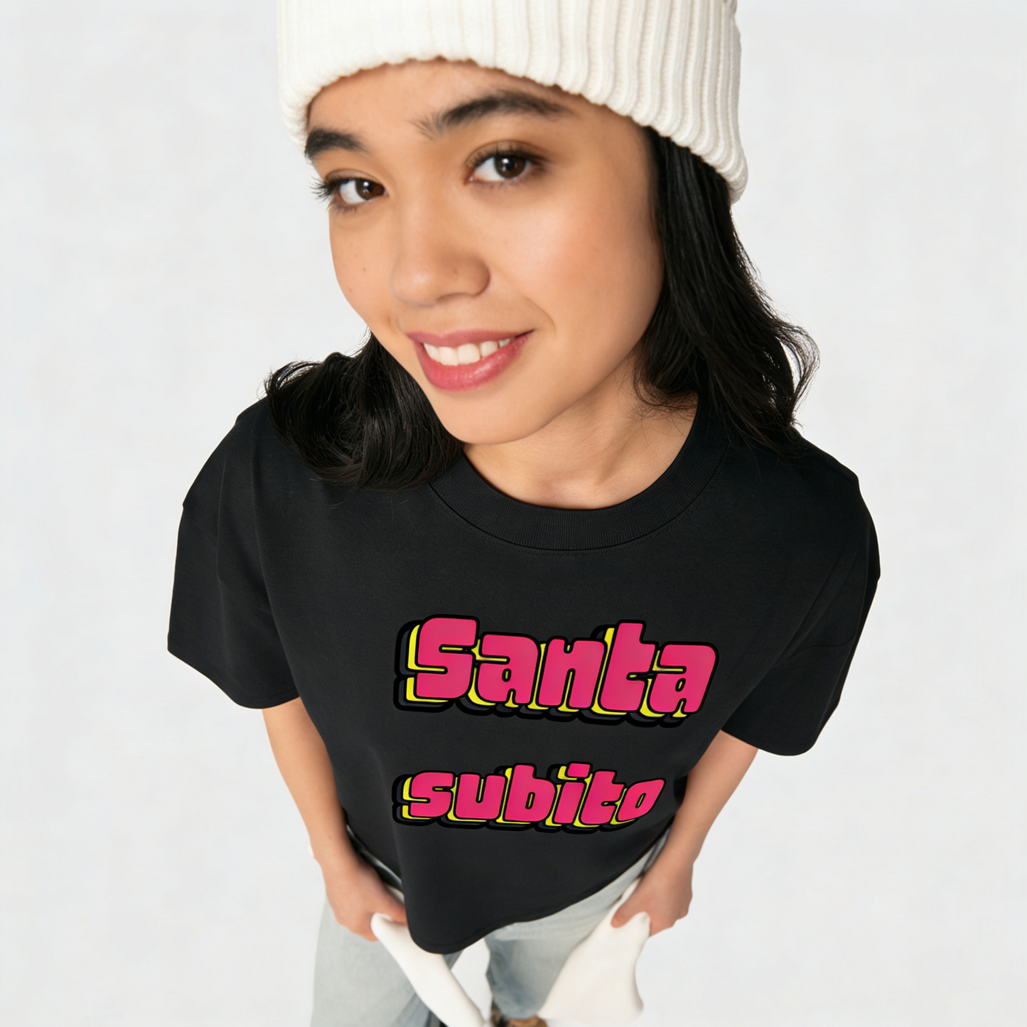 T-shirt donna Santa Subito
