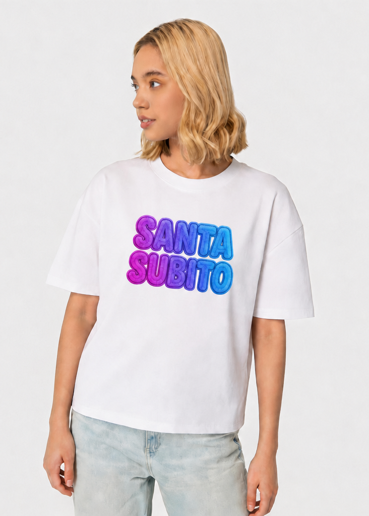 T-shirt donna Santa Subito