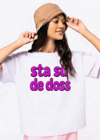 T-shirt donna Sta su de doss