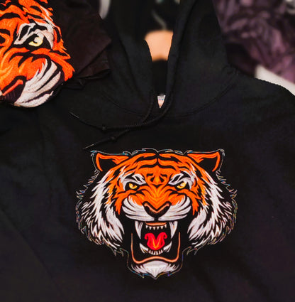 Felpa Tigre  ricamata