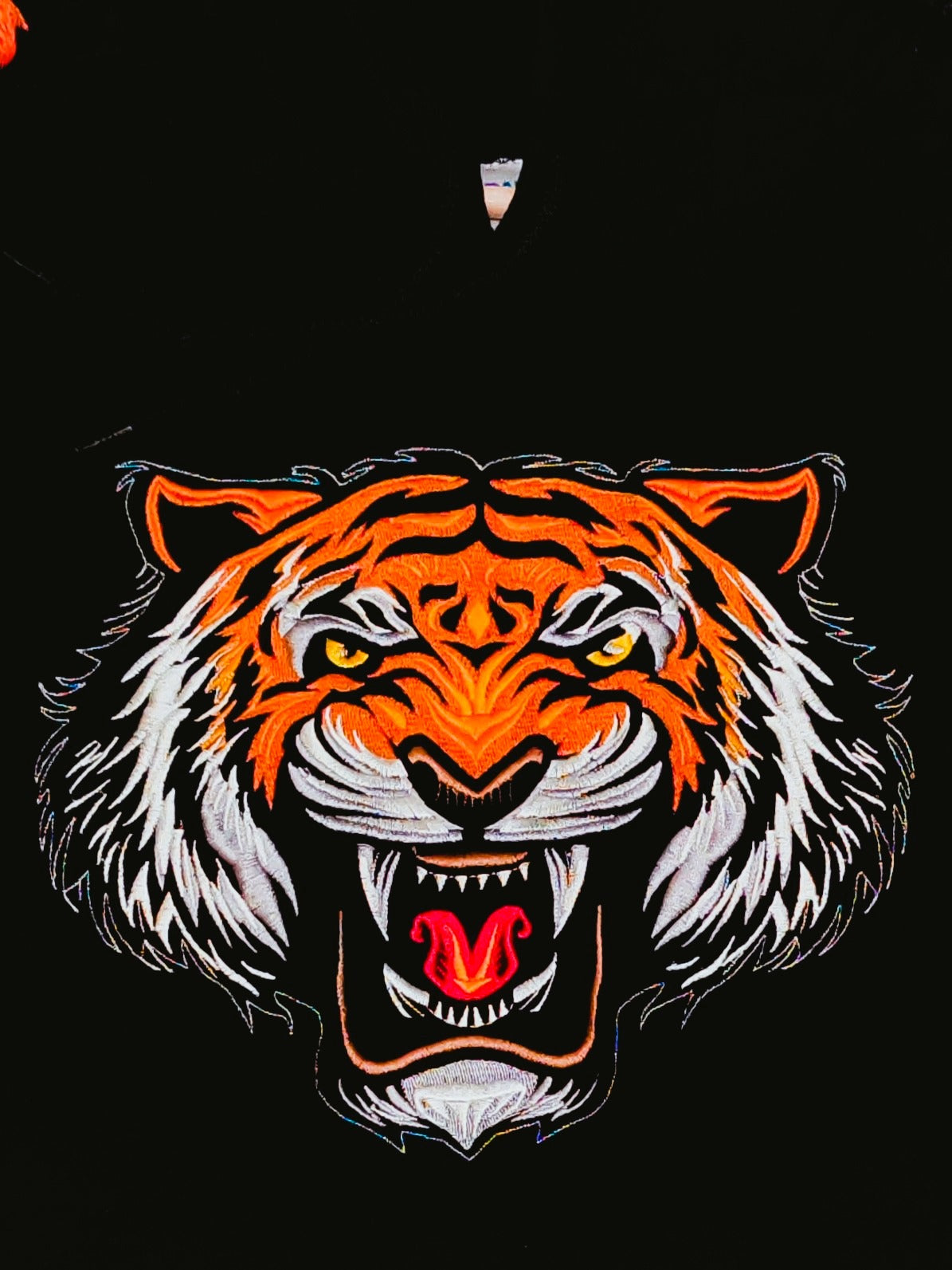 Felpa Tigre  ricamata