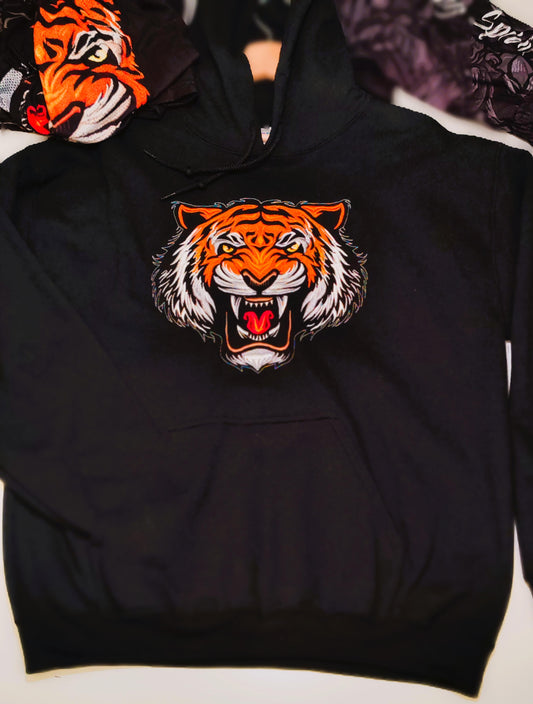 Felpa Tigre  ricamata
